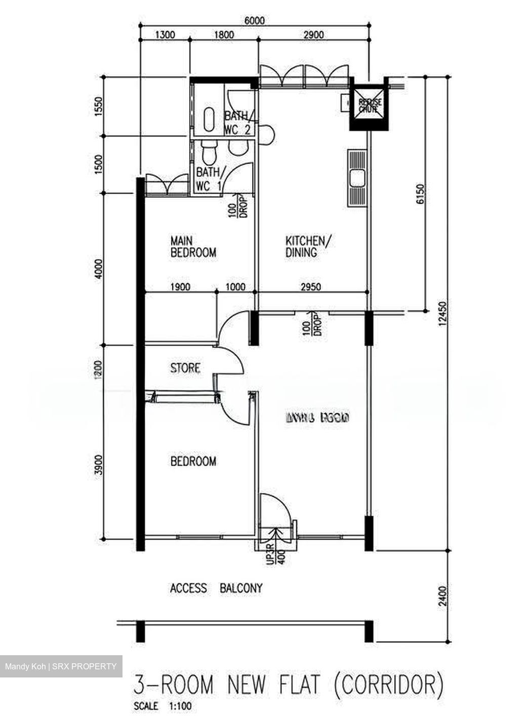 Blk 5 Saint George's Lane (Kallang/Whampoa), HDB 3 Rooms #628724451